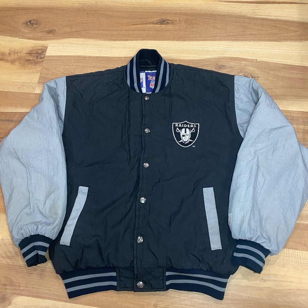 NFL Raiders 7logo bomber jacket